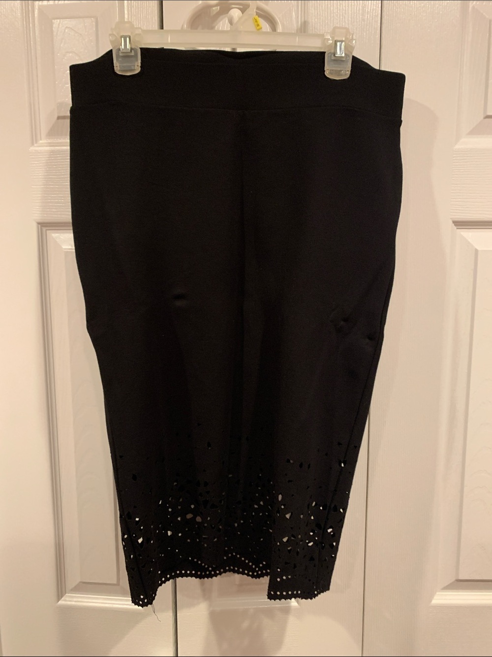 torrid Black Laser-Cut Pencil Skirt